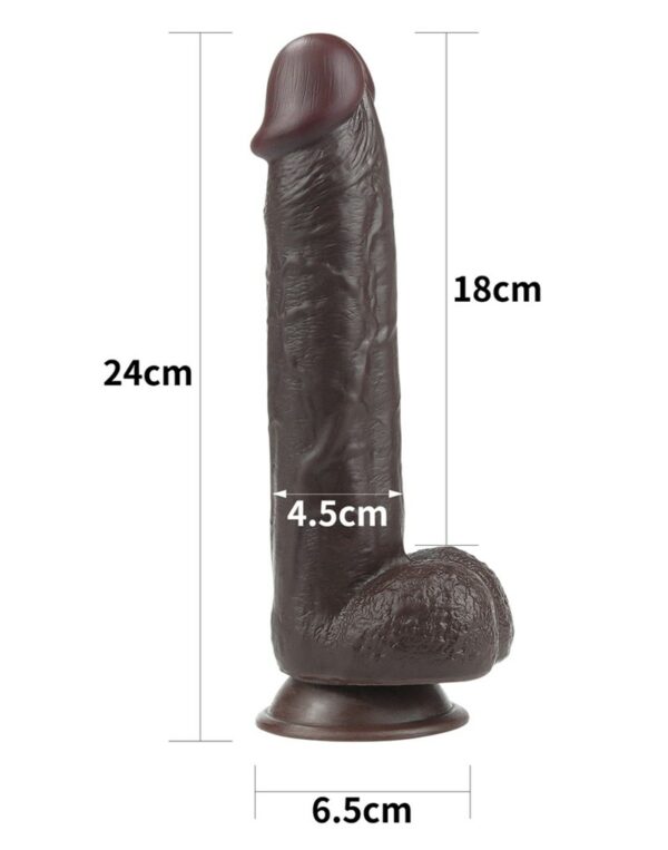 LOVE TOY - SLIDING SKIN DILDO 24 cm - Afbeelding 3