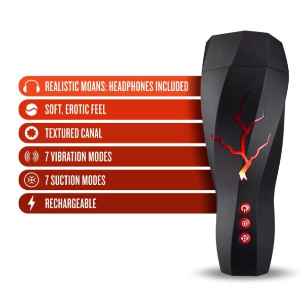 M For Men Storm Suction Power Stroker Masturbator - Afbeelding 2