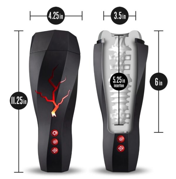 M For Men Storm Suction Power Stroker Masturbator - Afbeelding 3