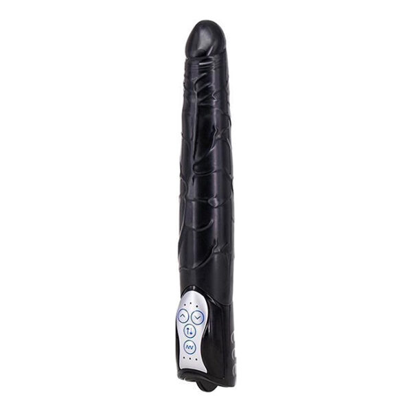 Long John Stotende Vibrator – Zwart - Afbeelding 2